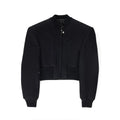 Rick Owens Men's Winter Dark Wool Shoulder Padded Flight Jacket Waisted Peplum Fitted Jacket Ngvp #8922