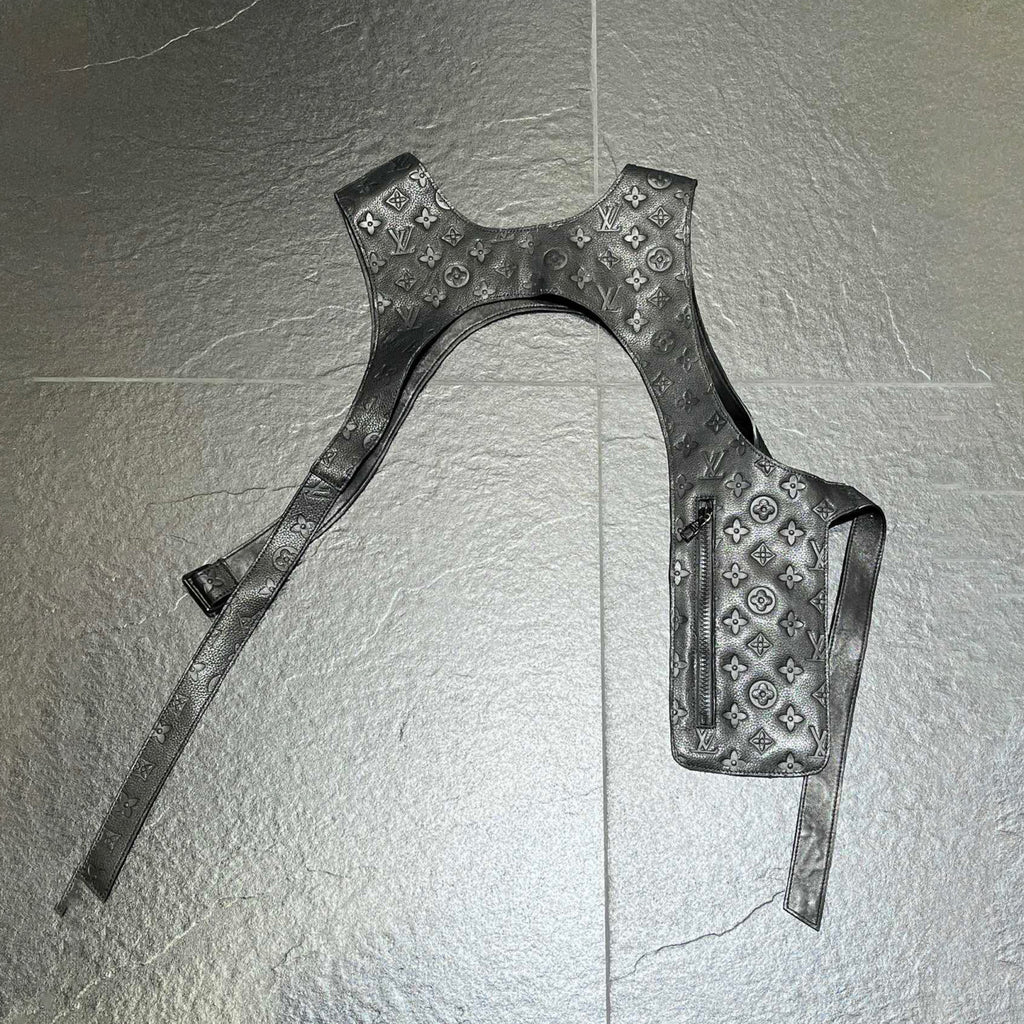 Louis Vuitton Leather Printed Vest With Accessories #22172