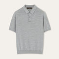 Loro Piana Men's Polo Shirt Solid Color Lapel Button Straight Knit T-shirt Fashion Casual Trend Comfortable T-shirt Ngvp #2416