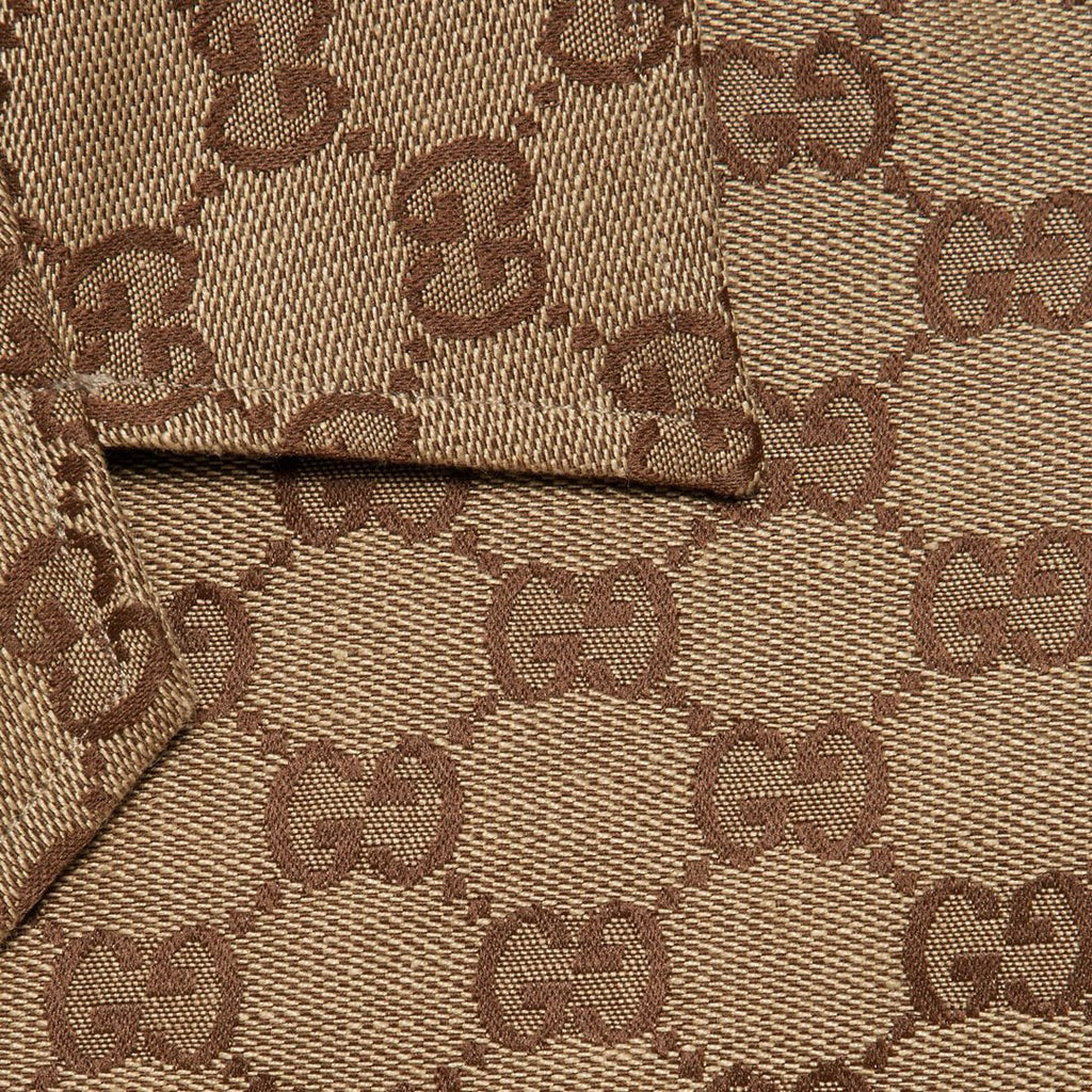 Gucci Men's Summer Brown Lapel Single Breasted Logo Printed Short Sleeve Shirt #98679