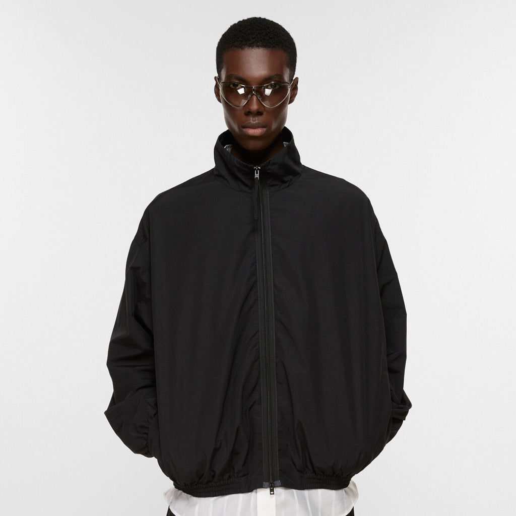 Acne Studios Men's And Women's Fashion Casual High-neck Zipper Embroidered Logo Long-sleeve Trench Coat Jacket #78512