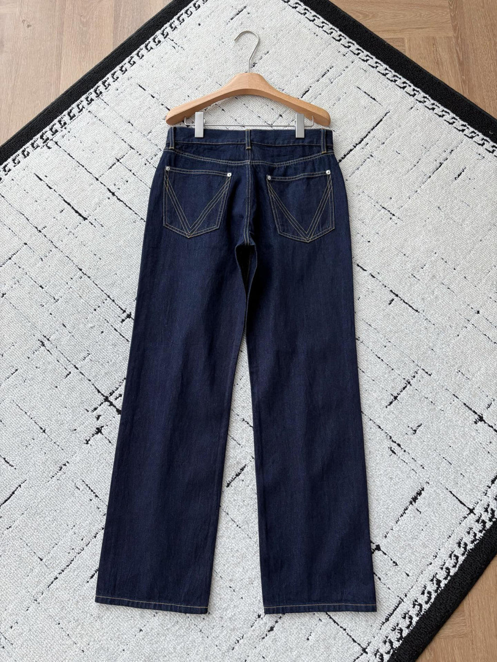 Bottega Veneta Rinsed Wide Leg Jeans #375490