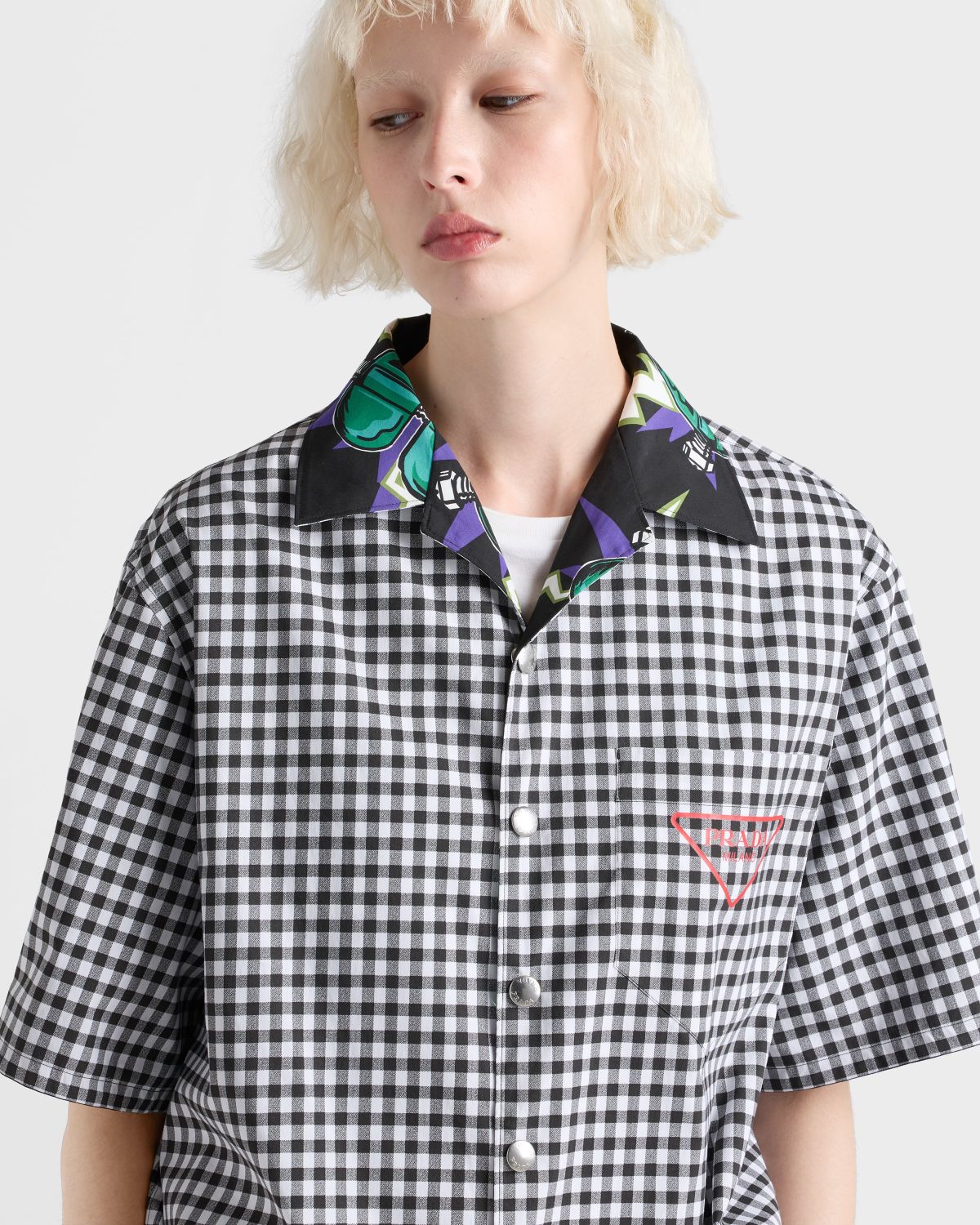 PRADA Timecapsule Printed Cotton Shirt #378085