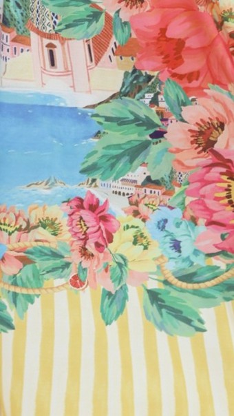 Bloom Maxi Dress - Positano Blue