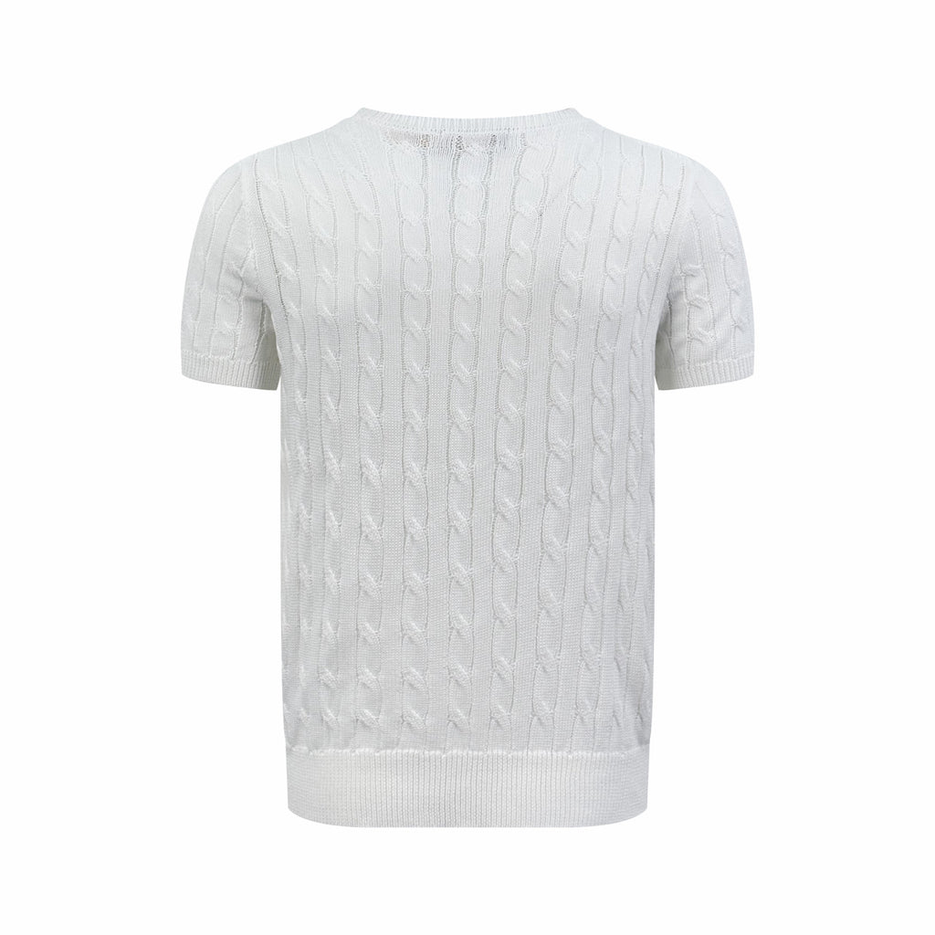 Ralph Lauren Cable Knit Cotton Sweater #376042