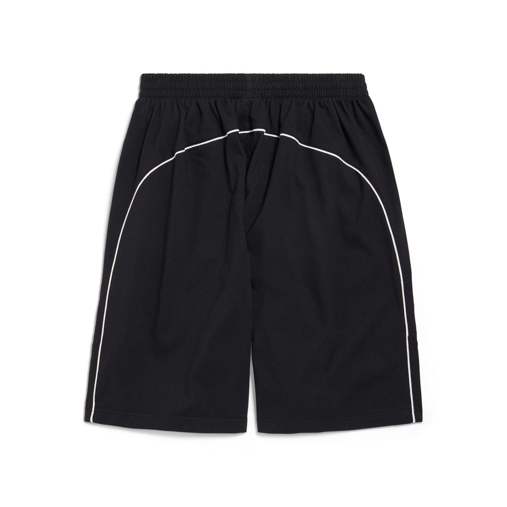 Balenciaga Men's Summer Solid Color Elastic High Waist Loose Fit Casual Shorts Pants #98489