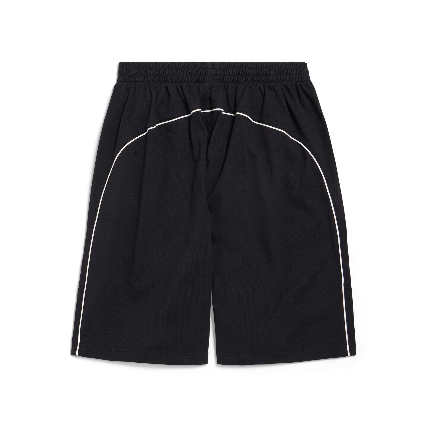 Balenciaga Men's Summer Solid Color Elastic High Waist Loose Fit Casual Shorts Pants #98489