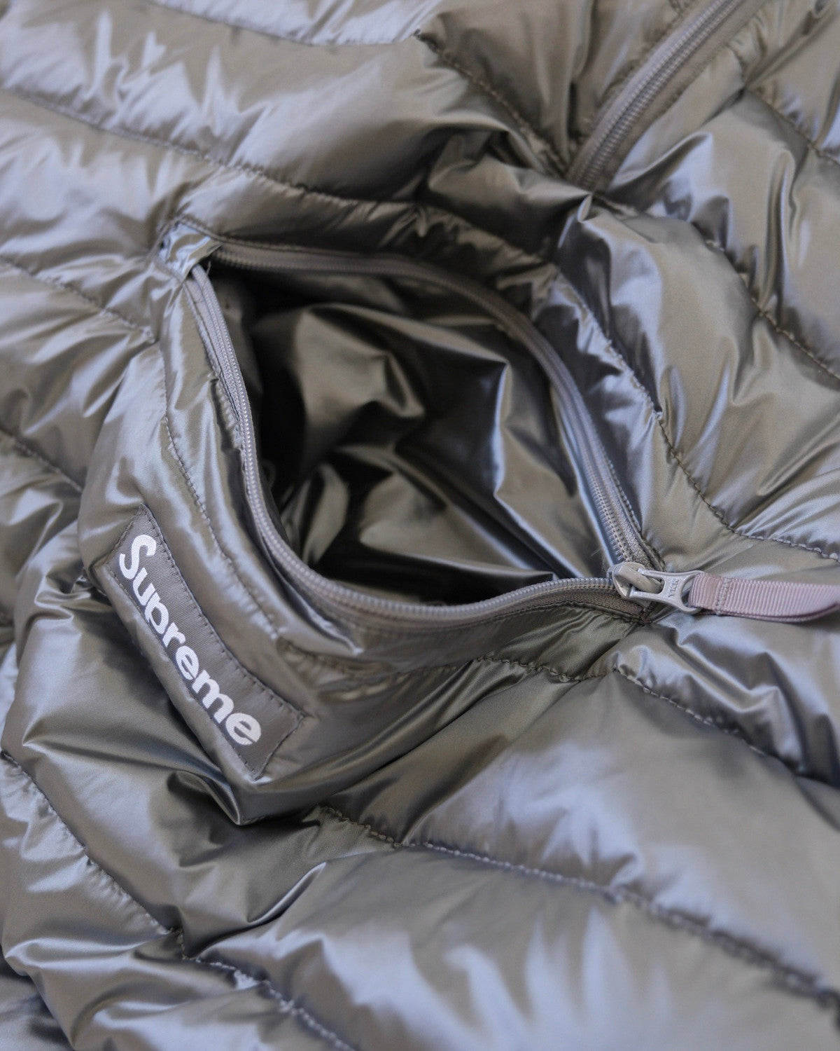 Supreme Micro Down Half Zip Hooded #335415