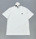 Moncler Men's Logo Summer Round Neck Solid Color Loose Straight Short Sleeve T-Shirt #75513