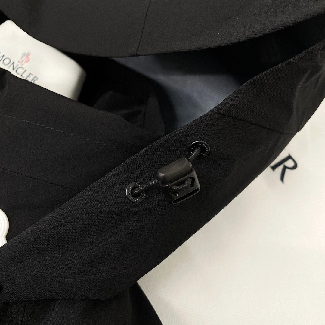 Moncler Black Hooded Down Jacket #22155