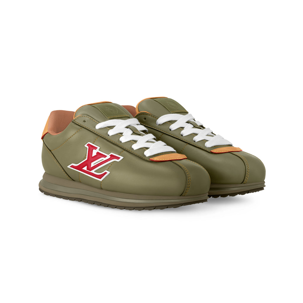 Louis Vuitton LV BUTTERSOFT Men's and Women's Spring/Summer Fashion Casual Round Toe Lace Up Logo Letter Decorated Leather Low Top Printed Sneakers Casual Shoes #78846  #335472