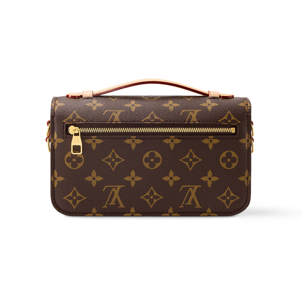 Louis Vuitton POCHETTE MÉTIS EAST WEST Women's Fashion Classic Leather Handbag with Classic Print Chain Adjustable Strap Tote Bag Shoulder Bag Crossbody Bags #79437