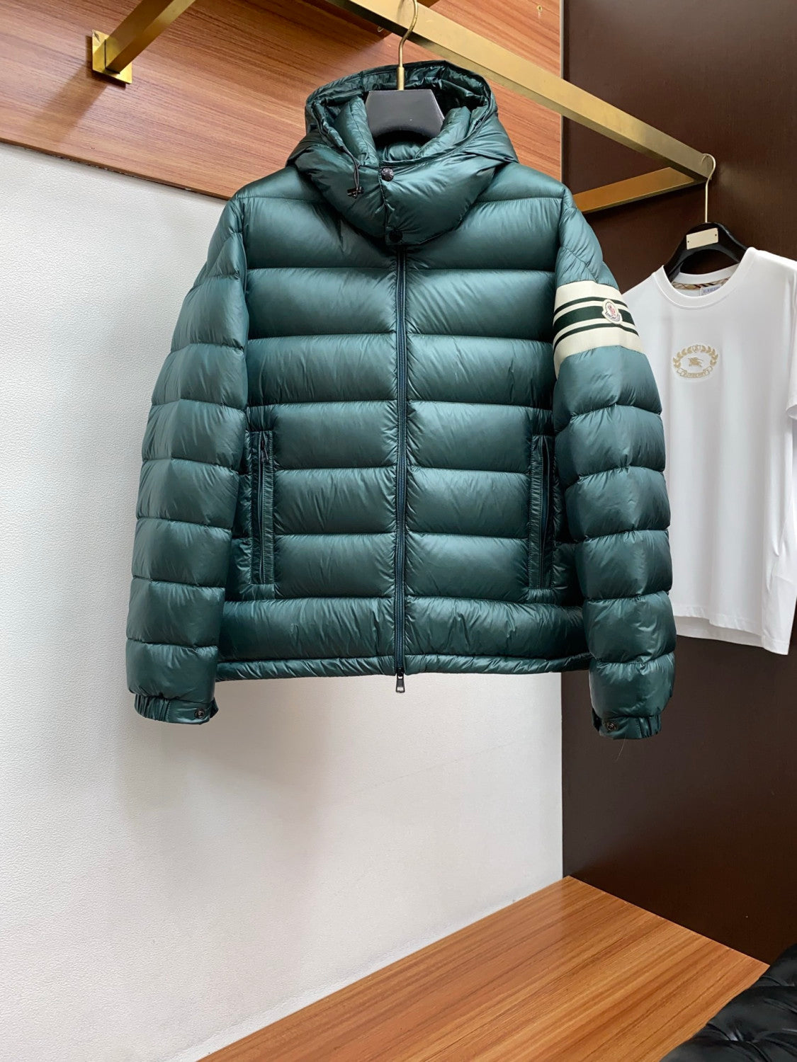 Moncler Men's Down Hooded Jacket #337108