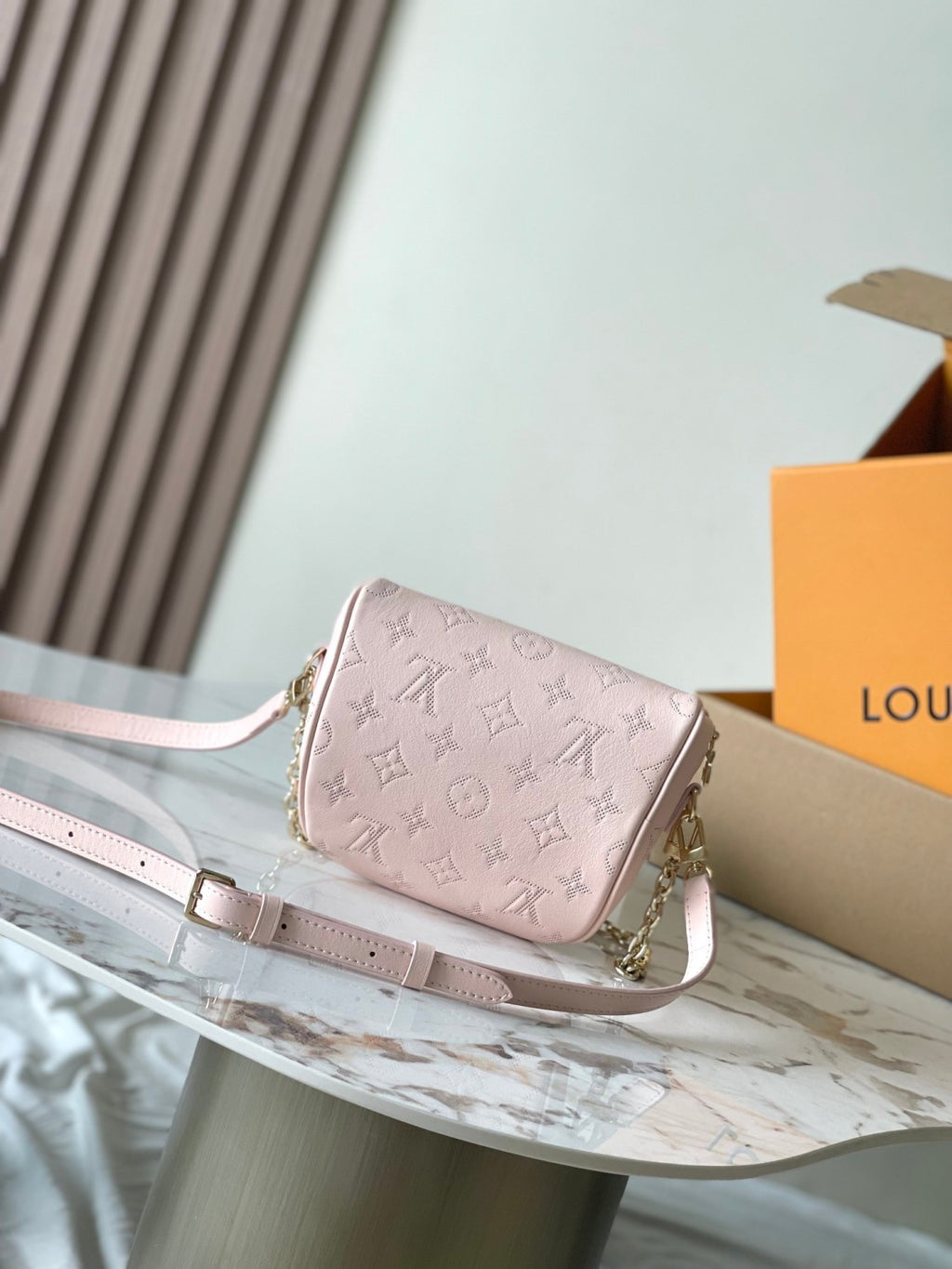 Louis Vuitton Mini Bumbag Flower Ring Women's Solid Colour Logo Print Soft Calfskin Handbag Shoulder Crossbody Bag Bags #76842