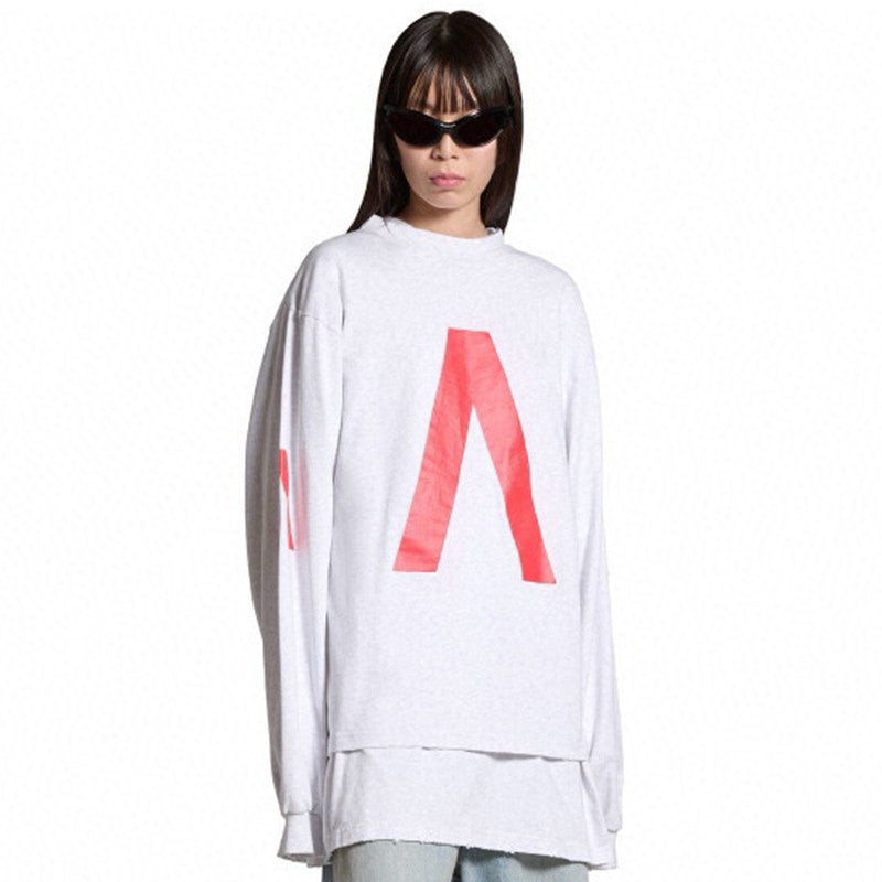 Balenciaga Music丨Archive Series Men's Summer Logo Cotton Round Neck Long Sleeve Sweatshirt Pullover #97374