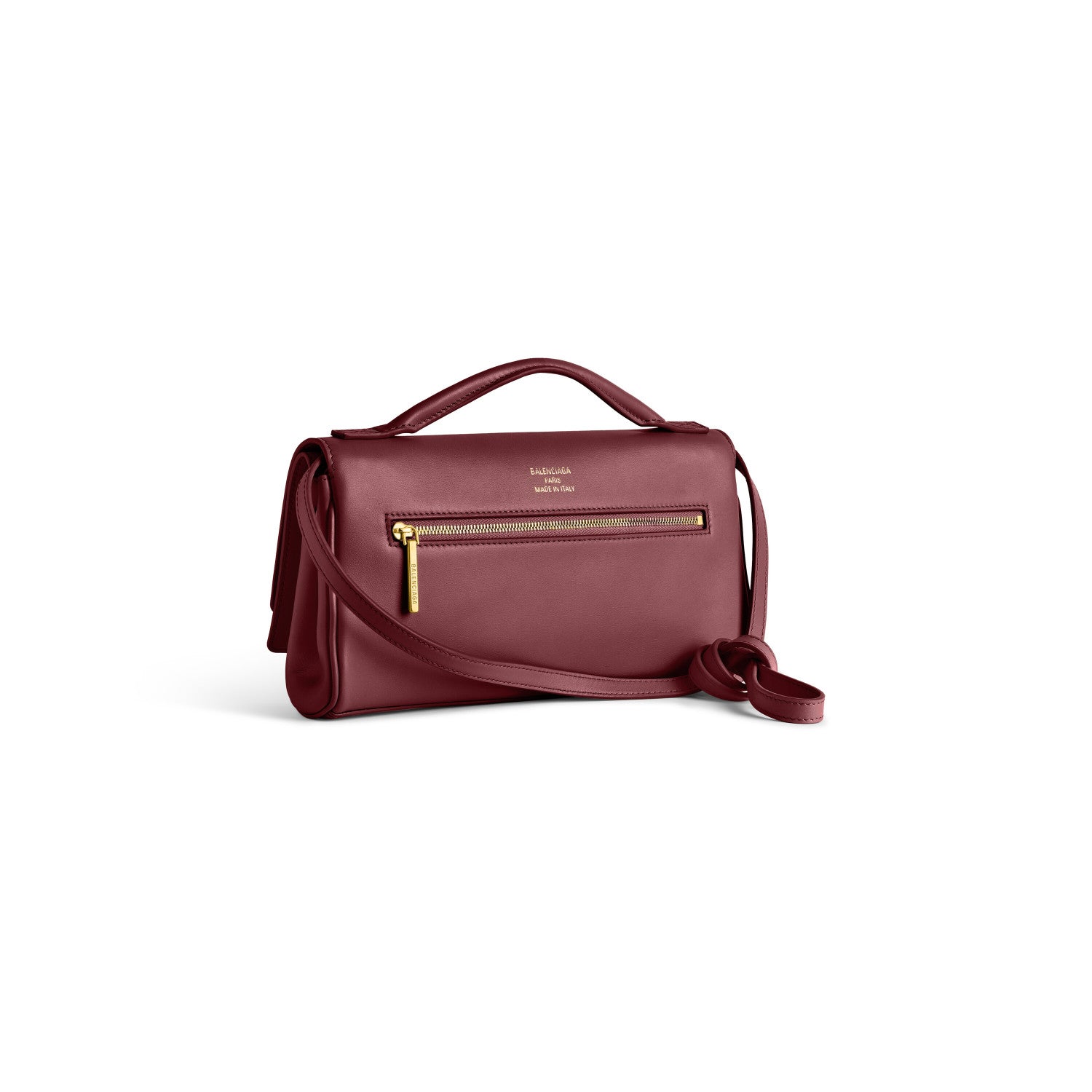 Balenciaga Women's Bel Air Small Clutch Bag Logo Printed Solid Color Leather Tote Bag Bags 8349432ABAV6036 Ngvp #1244