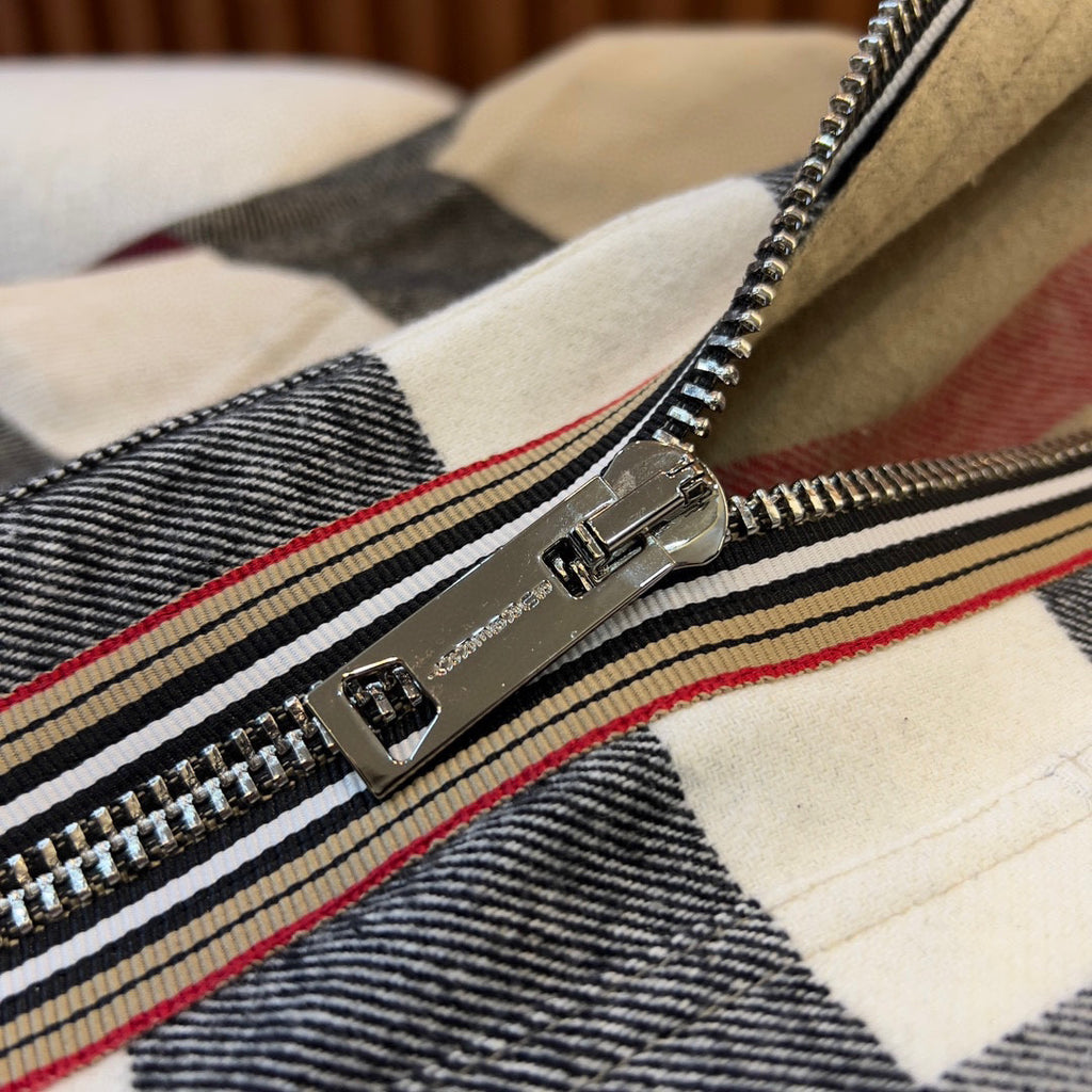 Burberry Men's Check Zip Jacket #96224