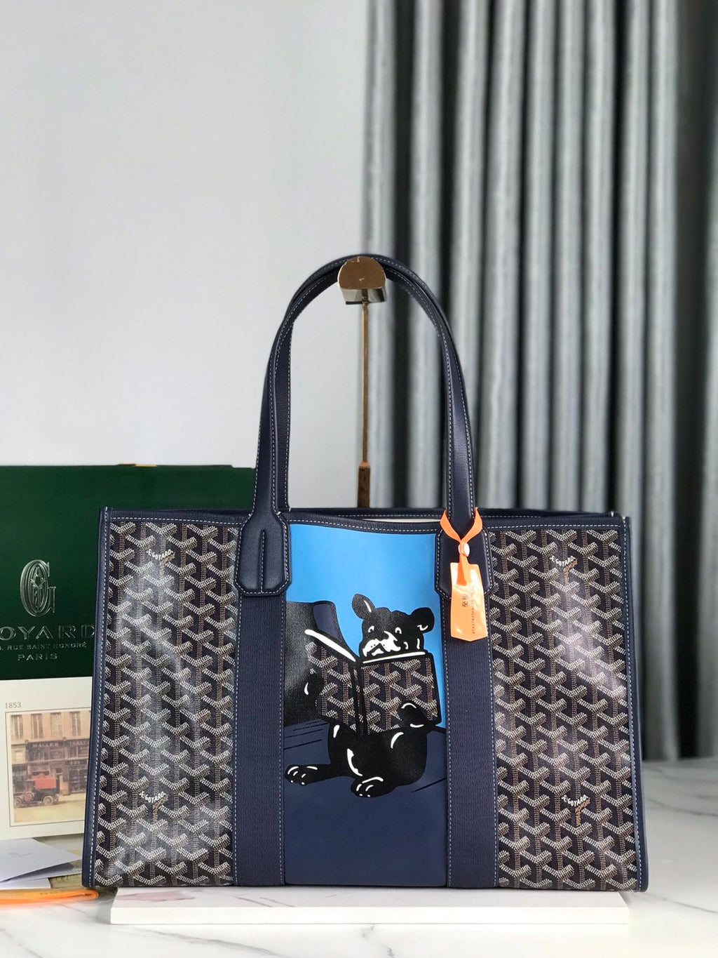 Goyard Handbag Shopping Bags Graffiti Villette Tote Bag # 195373
