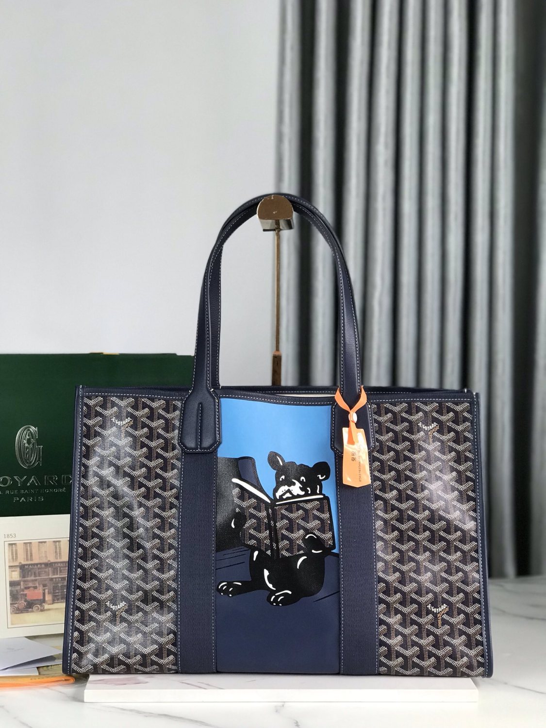 Goyard Handbag Shopping Bags Graffiti Villette Tote Bag # 195373