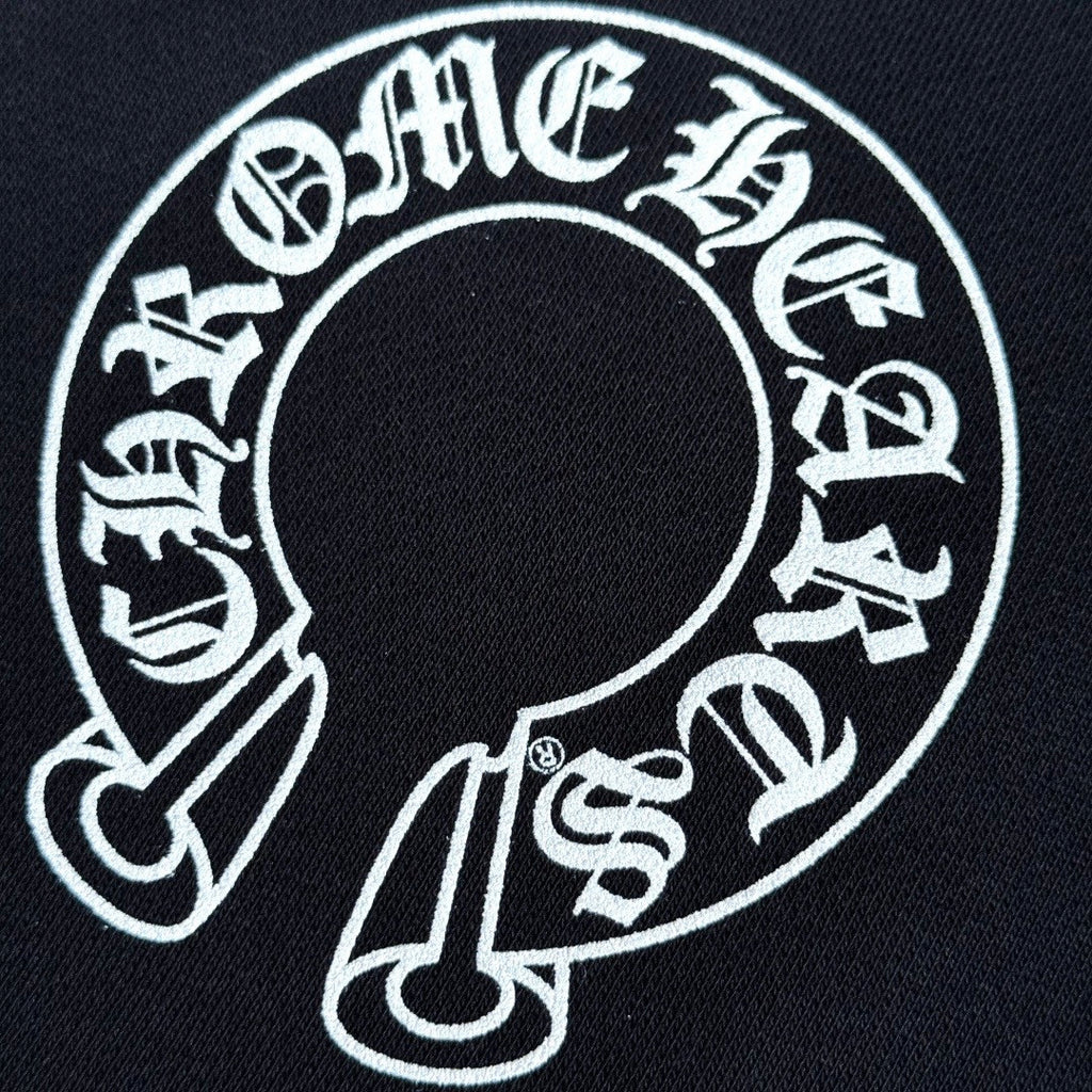 Chrome Hearts 925 Sterling Silver Hardware Classic Horseshoe Flower Arm Zipper Sweatshirt #333189