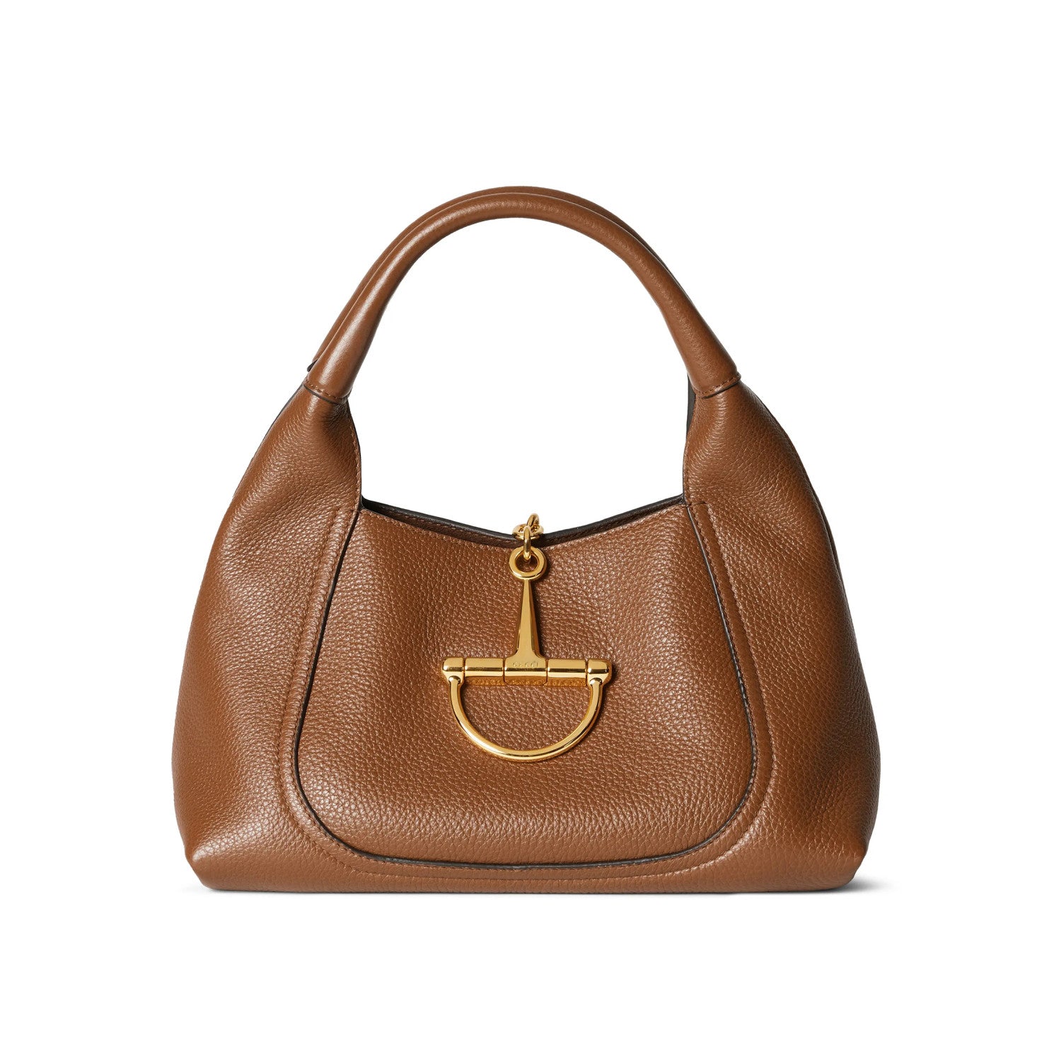 Gucci Softbit Women's Solid Color Horsebit Buckle Leather Tote Shoulder Bag Bags #76194