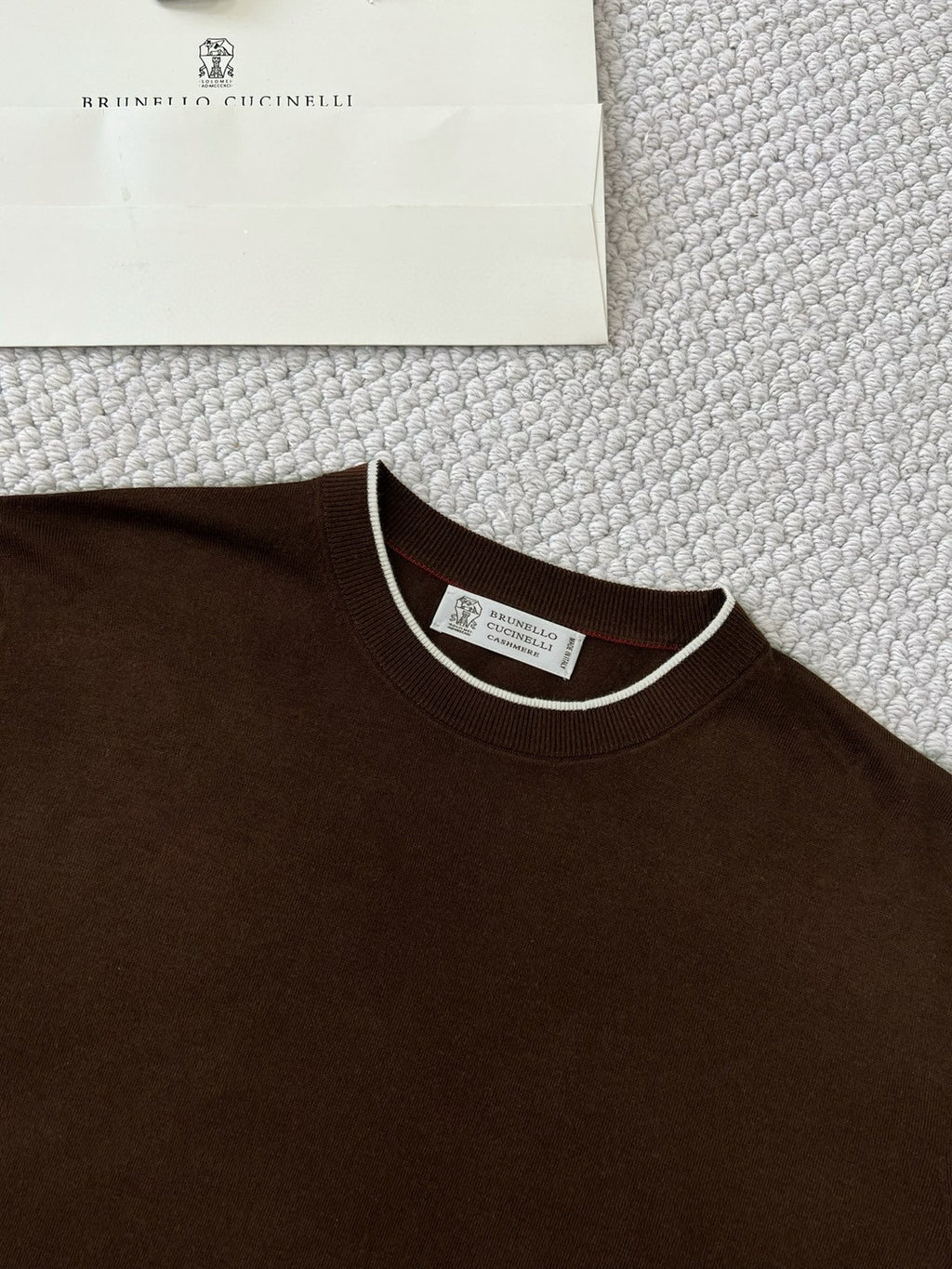 Brunello Cucinelli Men's Summer Solid Color Round Neck Cotton Short Sleeve T-Shirt #76658