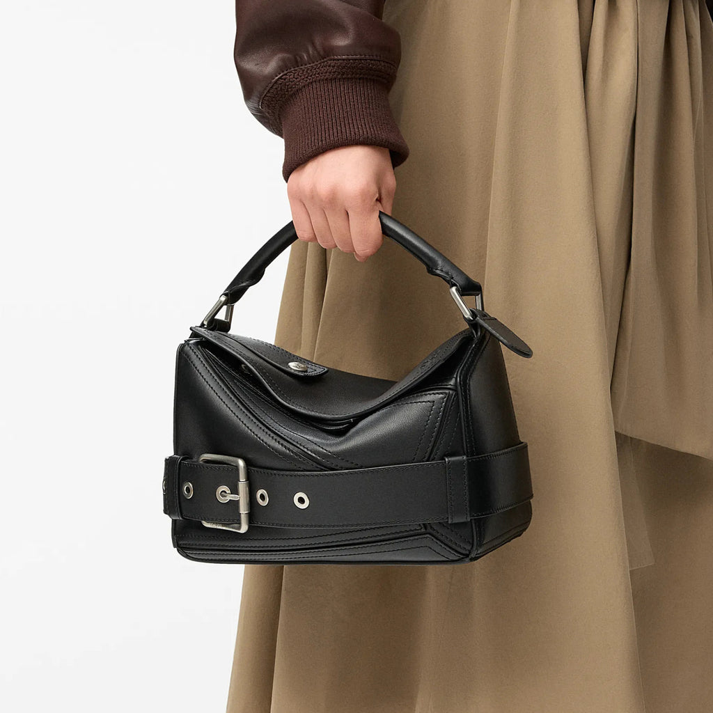 Loewe Puzzle Biker Women's Fashion Classic Solid Color 3D Patchwork Geometric Line Biker Bag Shoulder Bag Crossbody Bag Tote Bag Bags #78823