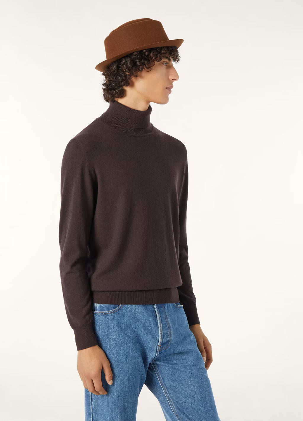 Loro Piana Dolcevita Men's High Neck Sweater Fall And Winter Knitted Fashion Trend Of Comfortable Long-sleeved Casual Knit Pullover Sweater Ngvp #2225
