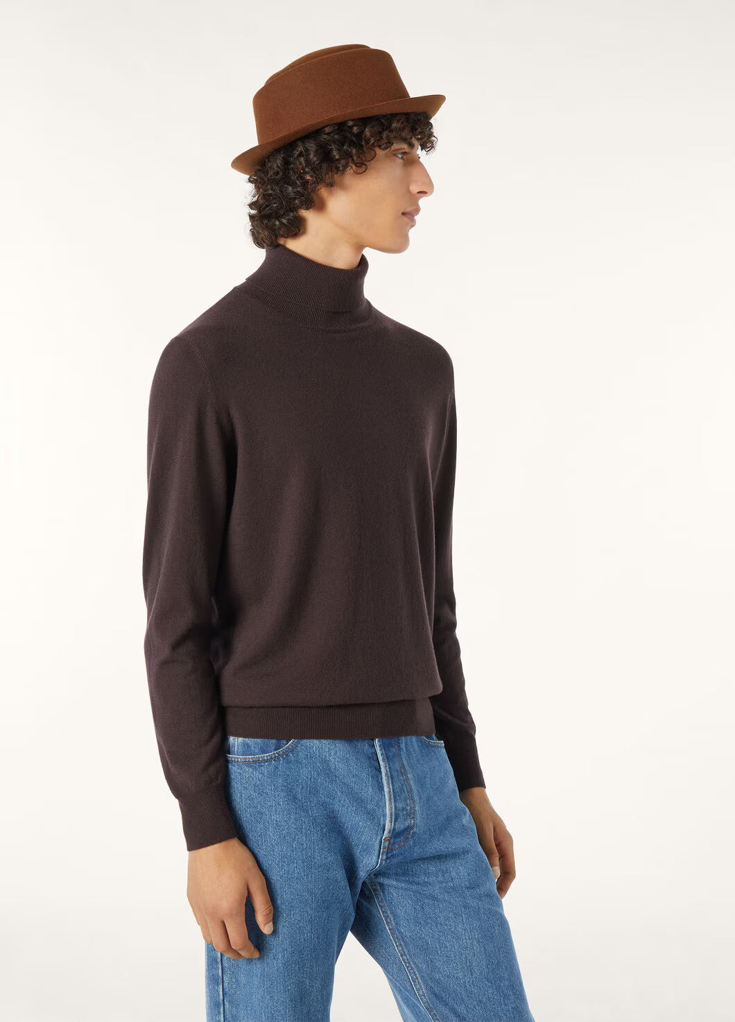 Loro Piana Dolcevita Men's High Neck Sweater Fall And Winter Knitted Fashion Trend Of Comfortable Long-sleeved Casual Knit Pullover Sweater Ngvp #2225