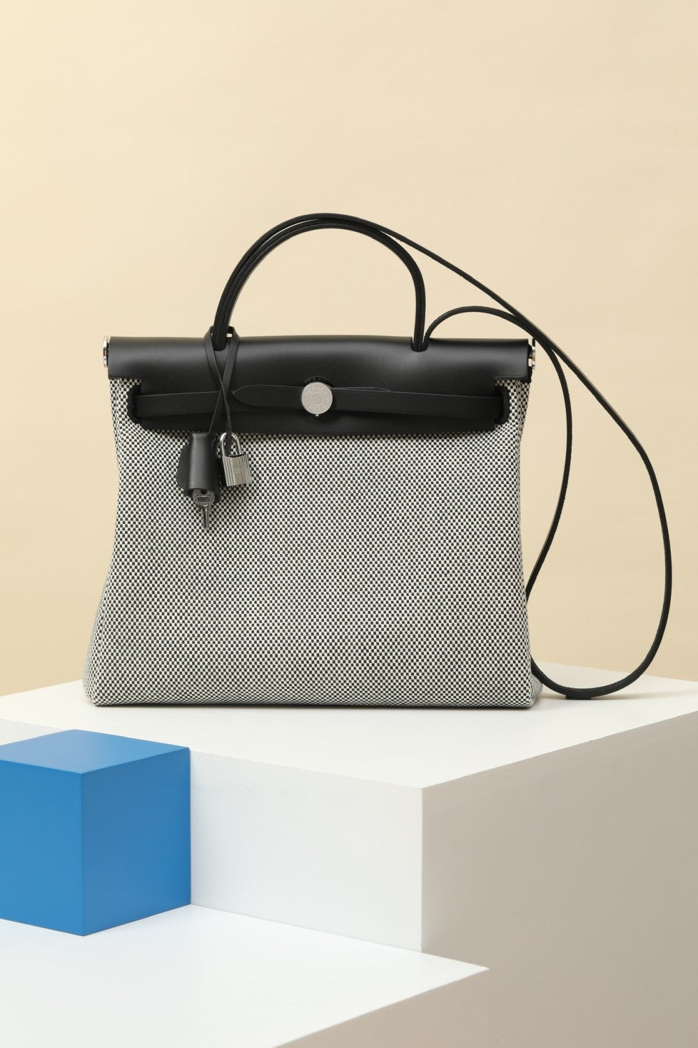 Hermes Women's Classic Fashion Solid Color Leather Saddle Buckle Lock Military Canvas Travel Tote Shoulder Bag Bags HB310180 #79122