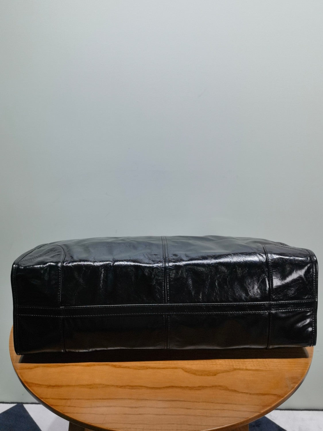 PRADA Black Prada Bonnie Leather Tote Bag #381312