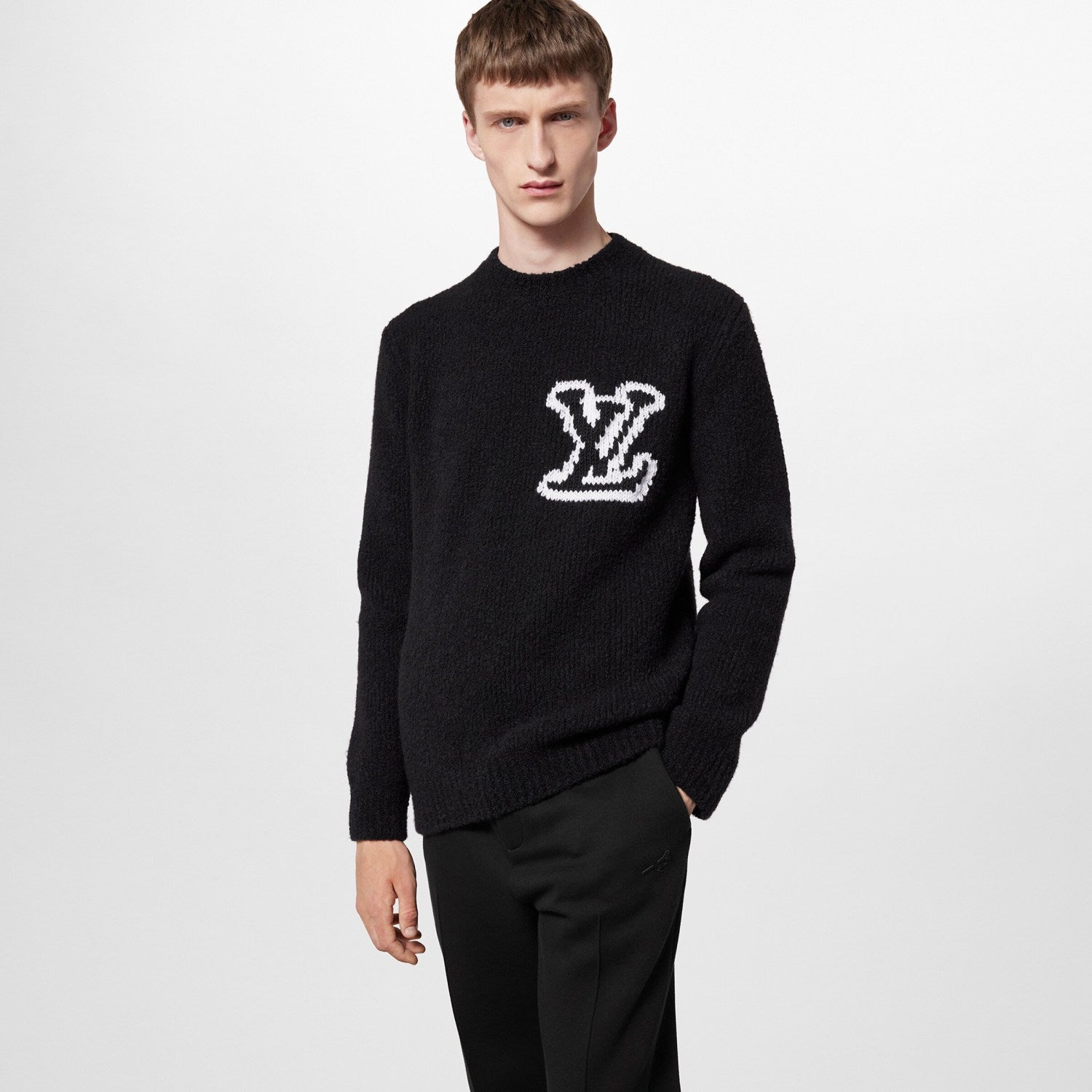 Louis Vuitton Wool Blend Crewneck Pullover Sweater #96723