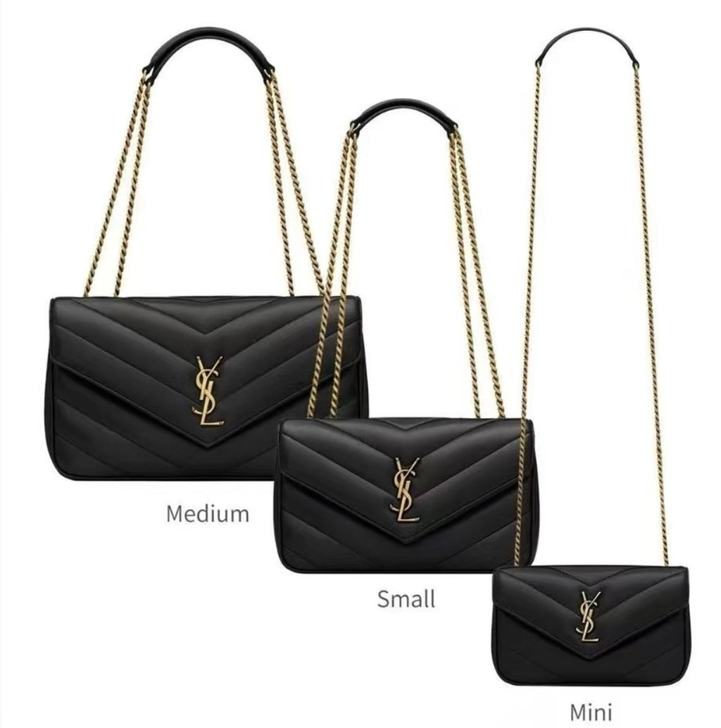 Saint Laurent LOULOU Mini Small Medium Sheepskin Handbag Shoulder Bag Crossbody Bag #332857