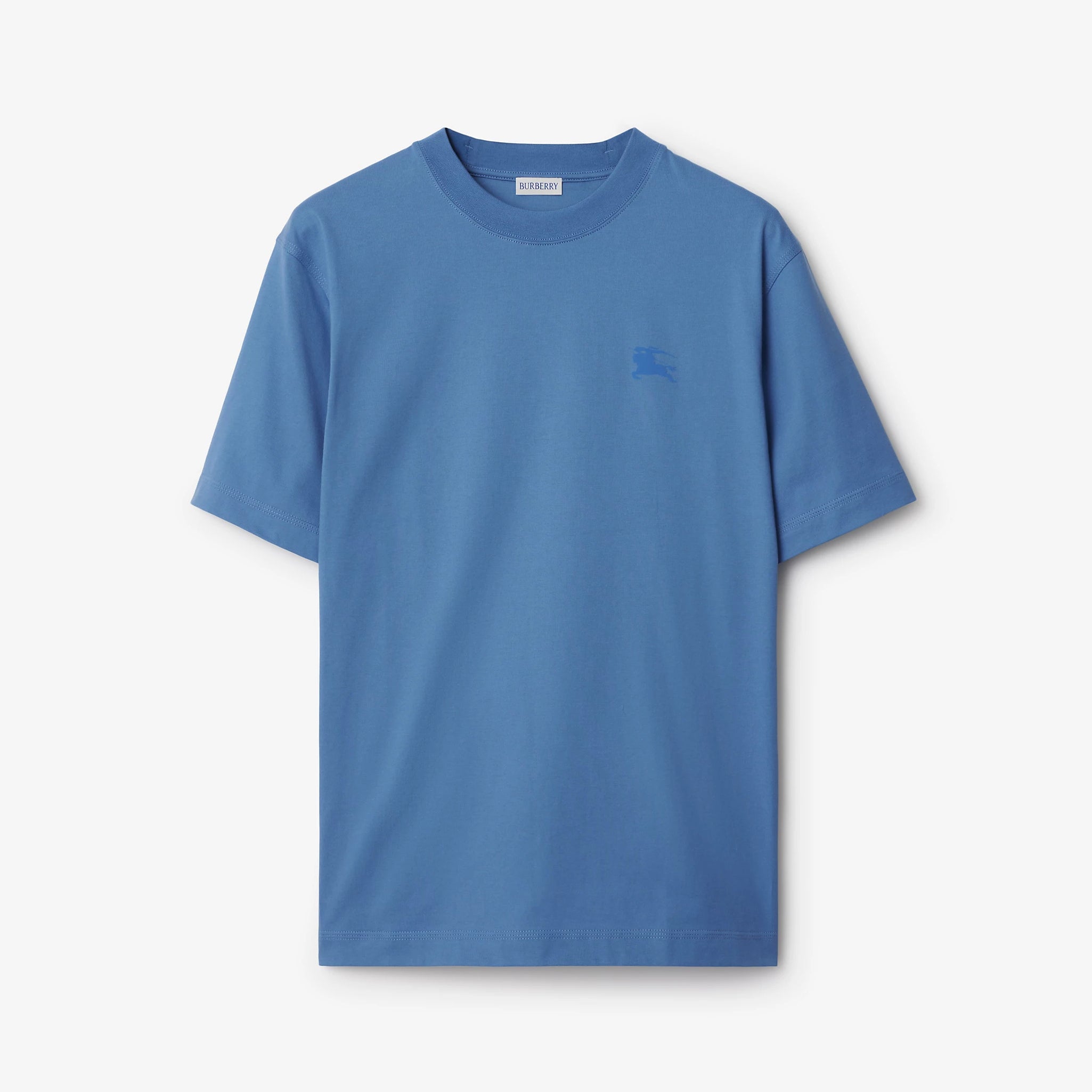 Burberry Men's Summer Knight Graphic Printed Solid Color Round Neck Cotton Short Sleeve T-Shirt #76248