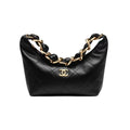 Chanel Women's Classic Solid-Color Leather Logo Chain Shoulder Bag Crossbody Bag | Tote Bag Bags AS5837-B22140-94305 #79116