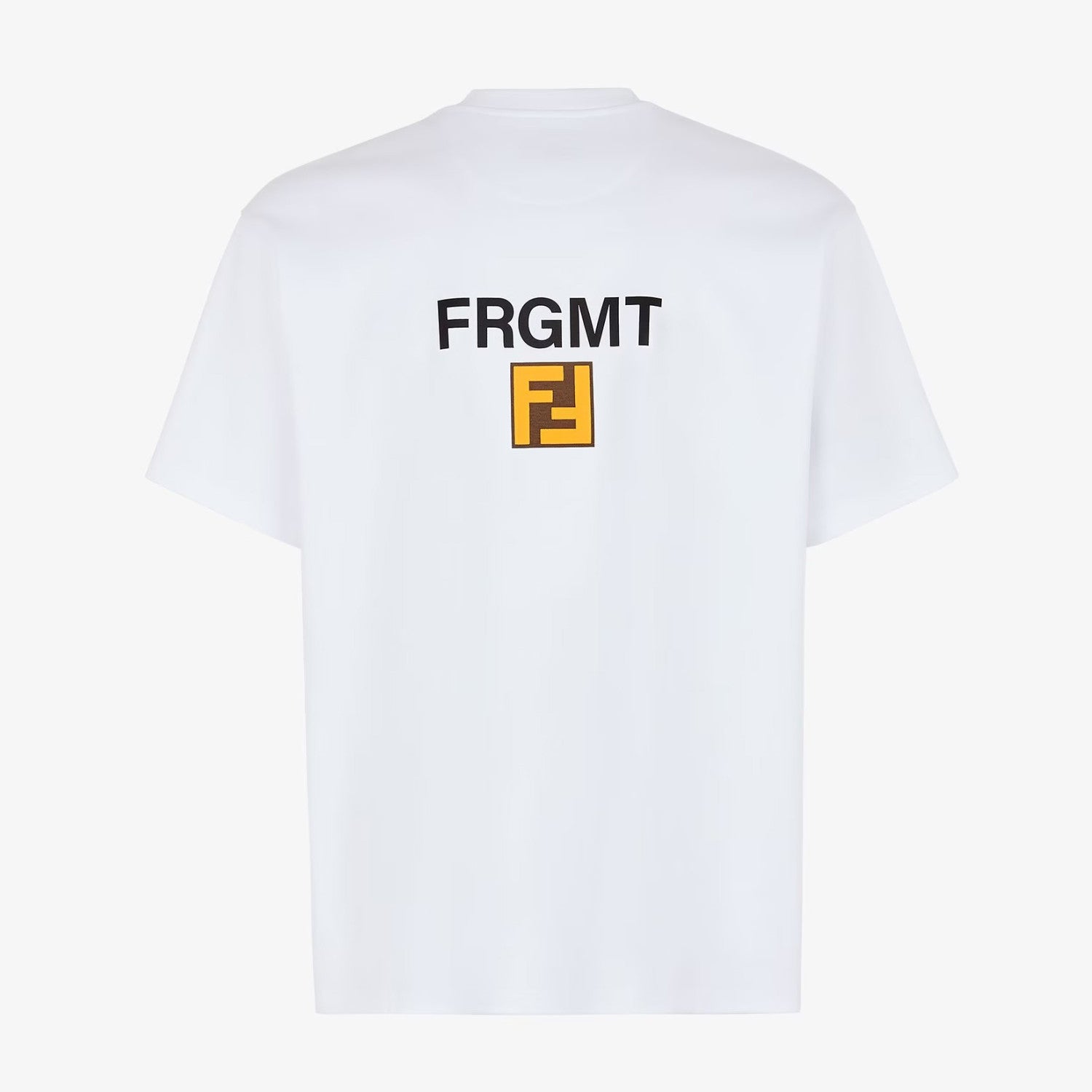 Fendi Men's and Women's Summer Dinosaur Printed Solid Color Round Neck Cotton Short Sleeve T-Shirt #98191