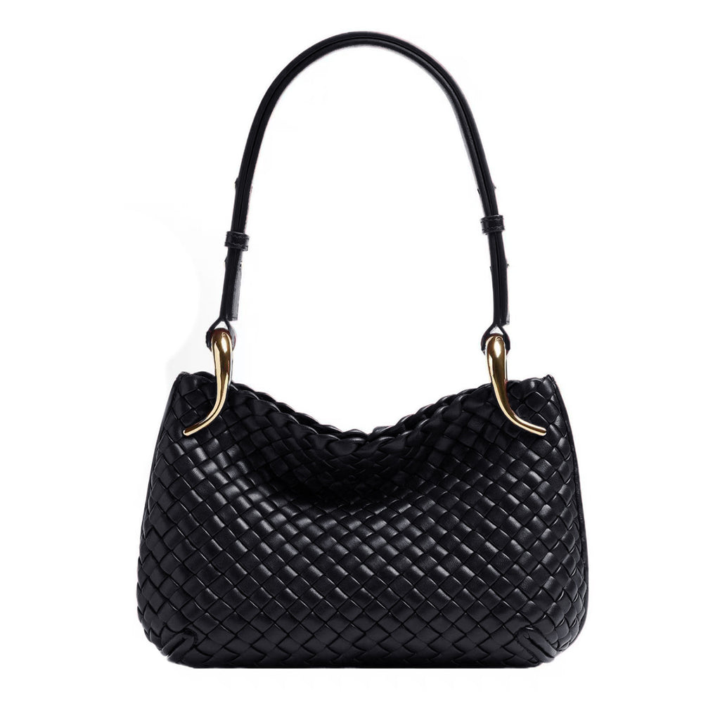 Bottega Veneta  clicker Metallic Finish Intreccio Woven Magnetic Clasp Tote Shoulder Bag Women's Luxury Elegant Bags 730968V01D12250 Ngvp #1985