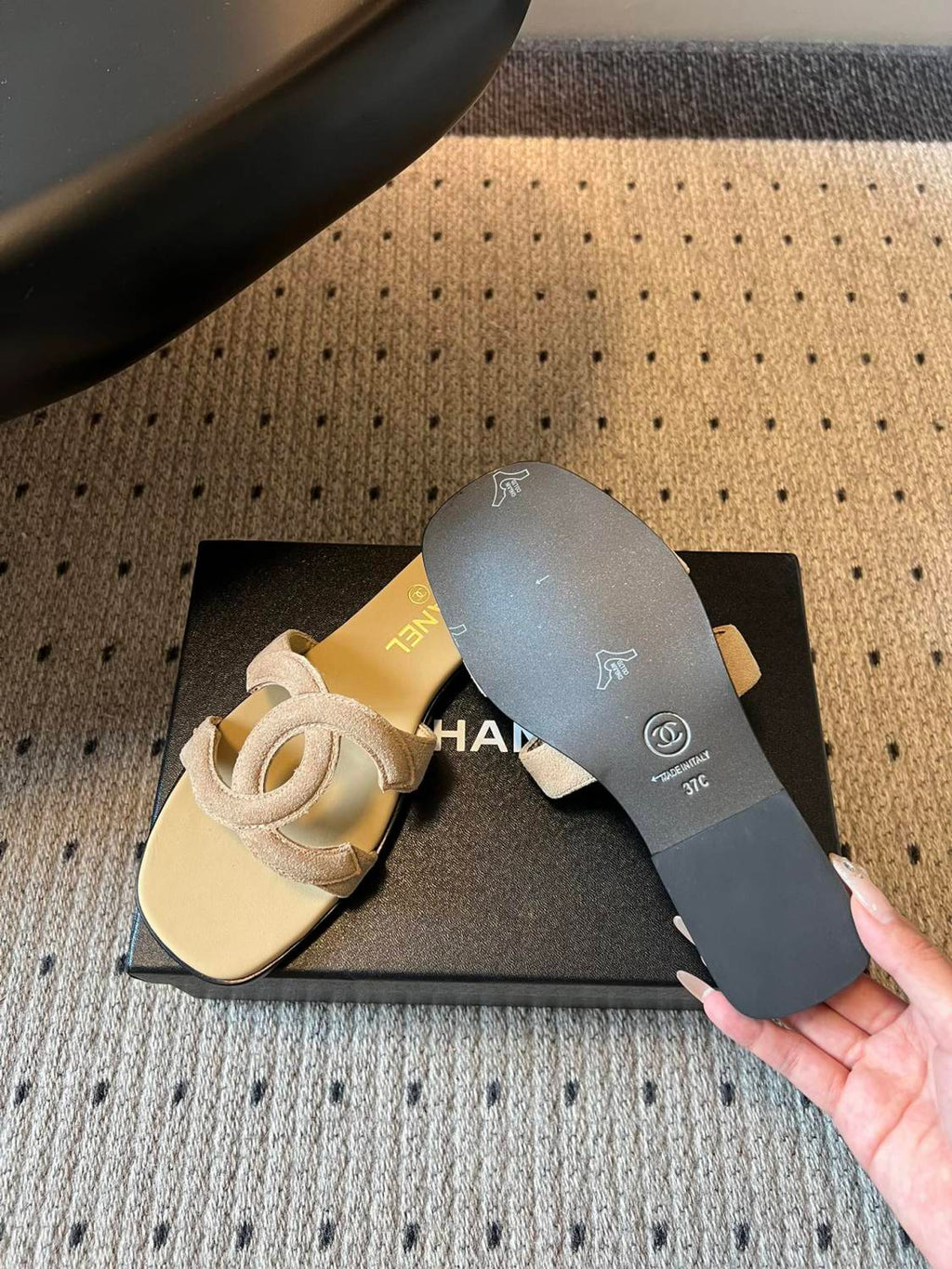 Chanel CC slippers sandals #378238
