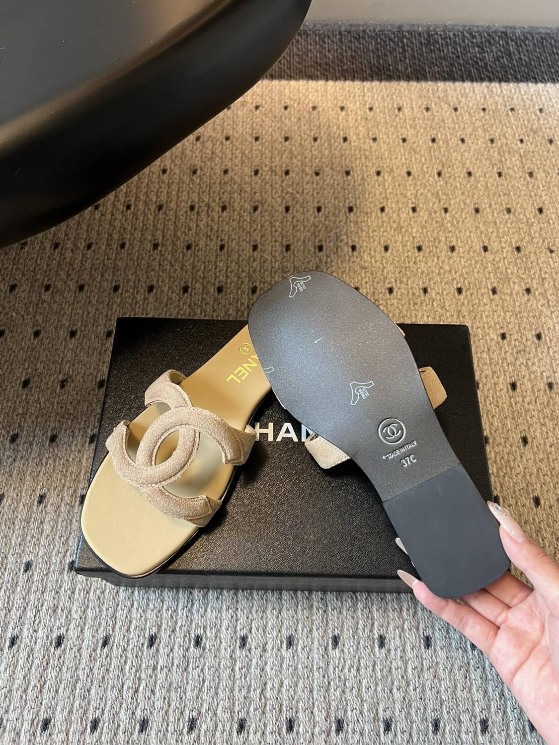 Chanel CC slippers sandals #378238