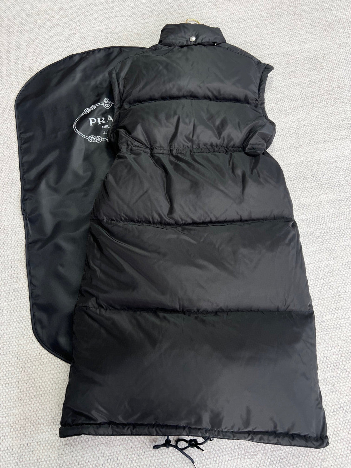 Prada Re-Nylon Long Puffer Down Coat Jacket #96837
