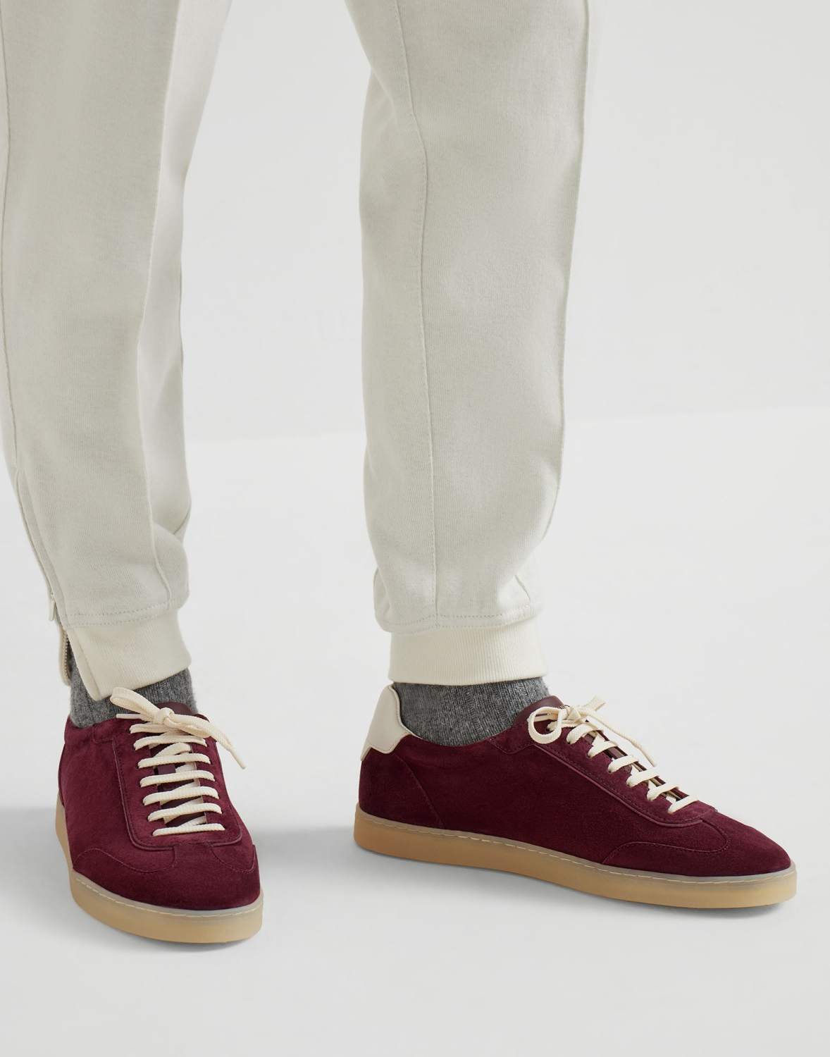 Brunello Cucinelli Top-quality Version Men's Suede sneakers #375407