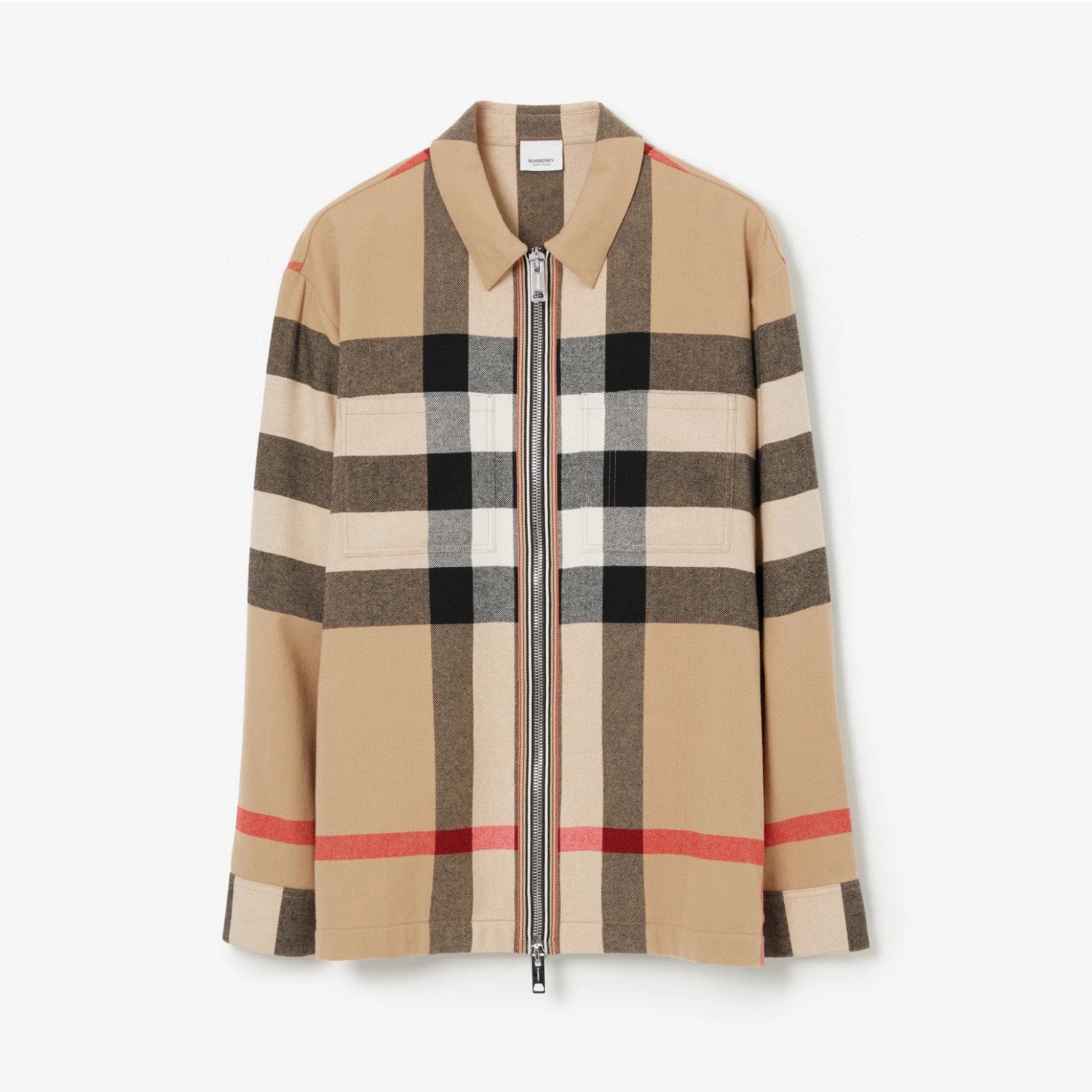 Burberry Men's Check Zip Jacket #96224