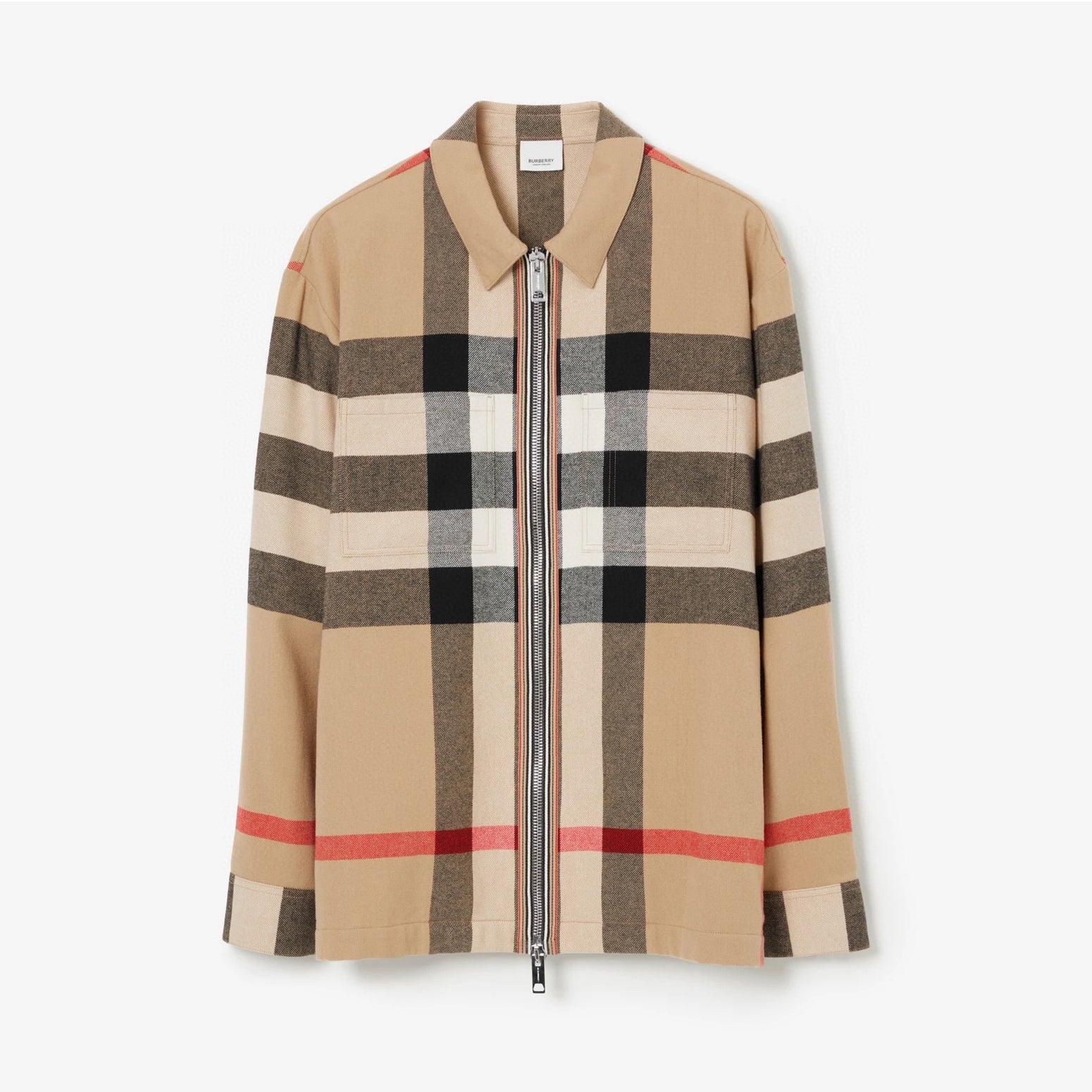 Burberry Men's Check Zip Jacket #96224