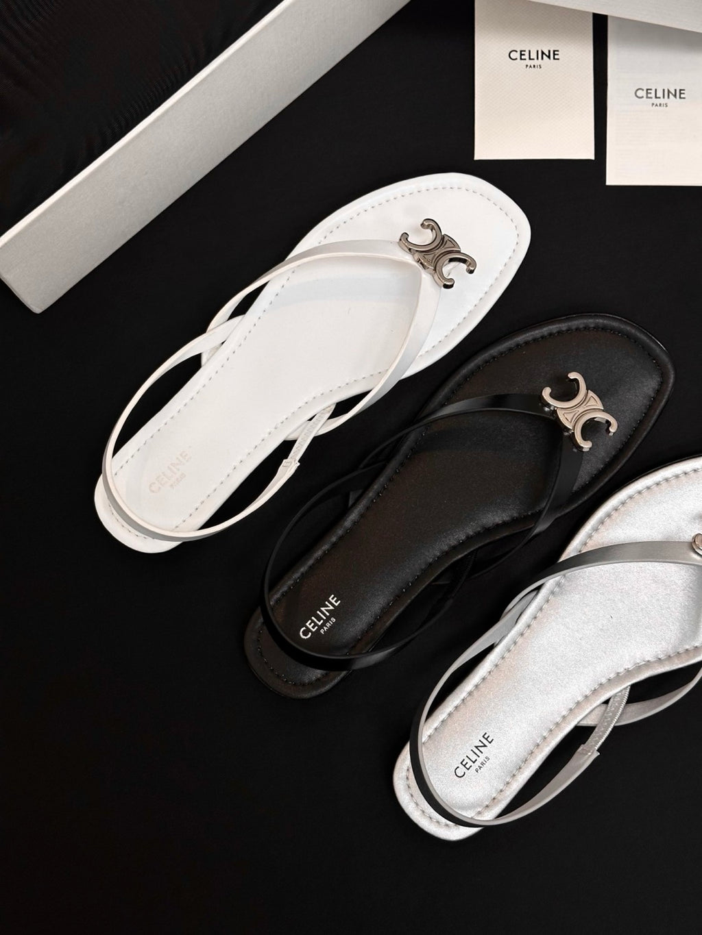 CELINE BIKI SANDAL IN CALFSKIN #384469