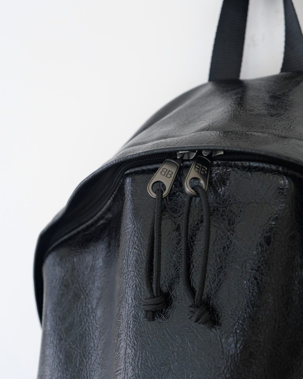 Balenciaga Explorer Men's Solid Color Letter Print Oil Wax Leather Book Bag Backpack Bags #77327