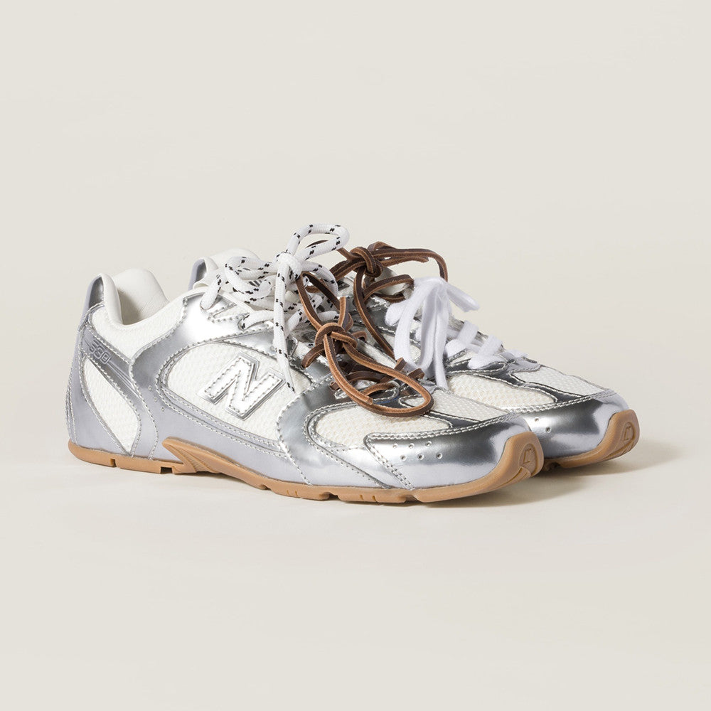 New Balance X Miu Miu 530 Sl Leather Sneakers #336509