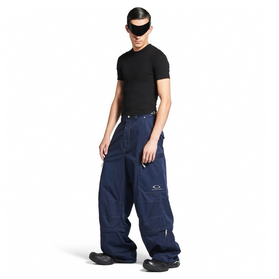 Balenciaga Men's Spring/Autumn Solid Colour Button Pocket Regular Fit Work Trousers Pants #77119