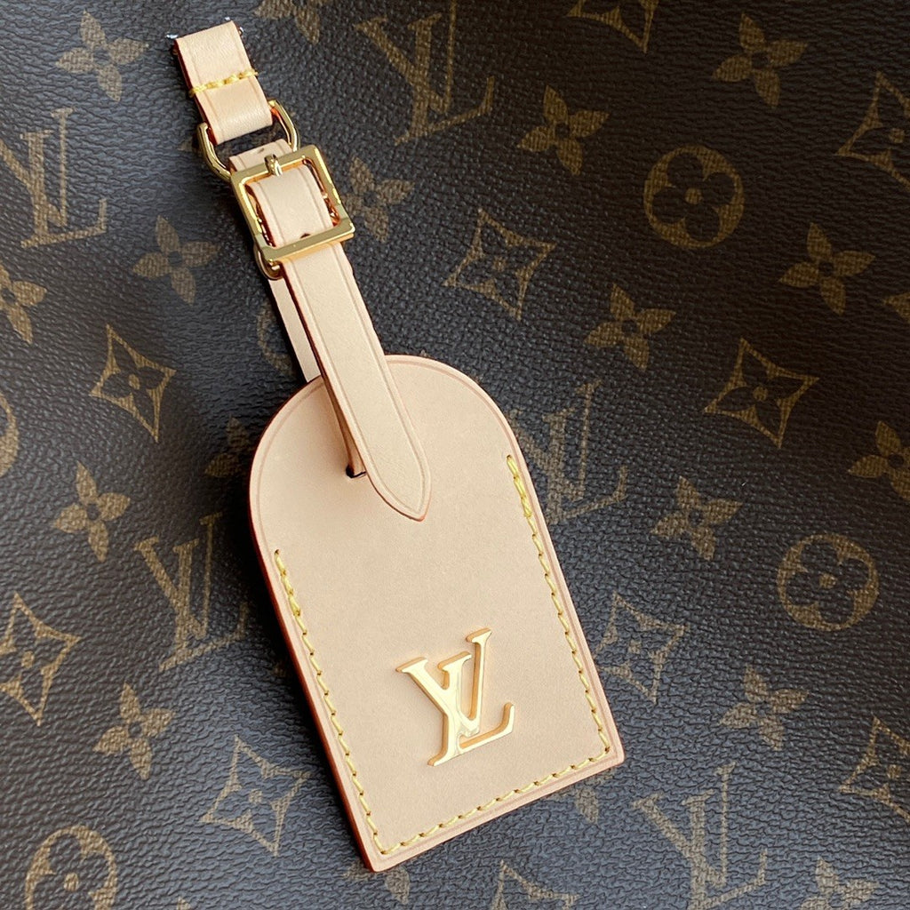 Louis Vuitton Women's ATLANTIS Large Handbags Logo Full Printed Canvas Solid Color Shoulder Crossbody Bags M46817 #81168