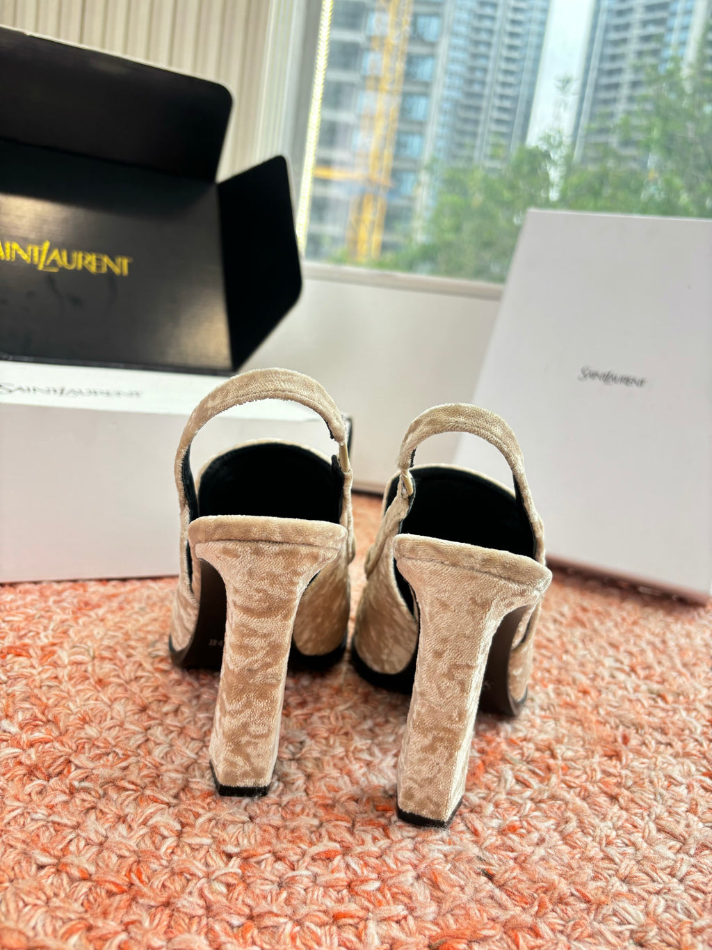 Saint Lauren High Heel Loafers #377321