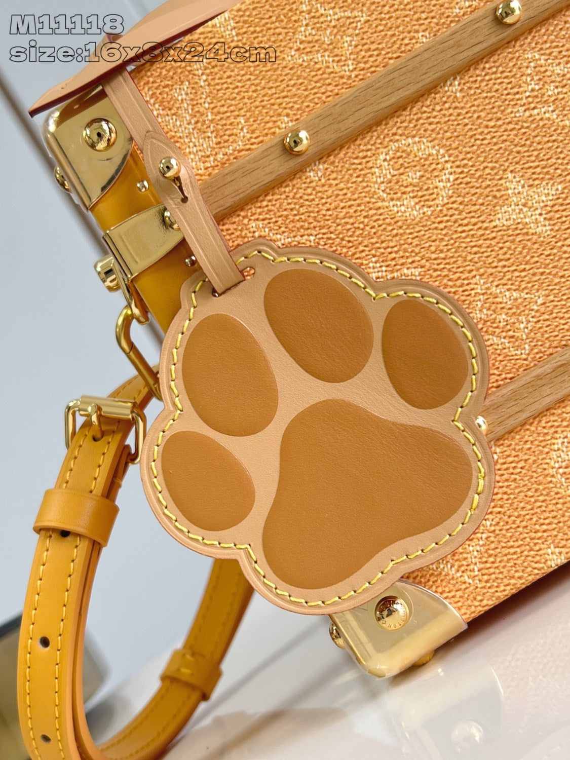 Louis Vuitton Handle Trunk Women's Solid Color Detachable Adjustable Shoulder Strap Buckle Closure Coated Canvas Box Bag Single Shoulder Crossbody Handbag Bags #77522